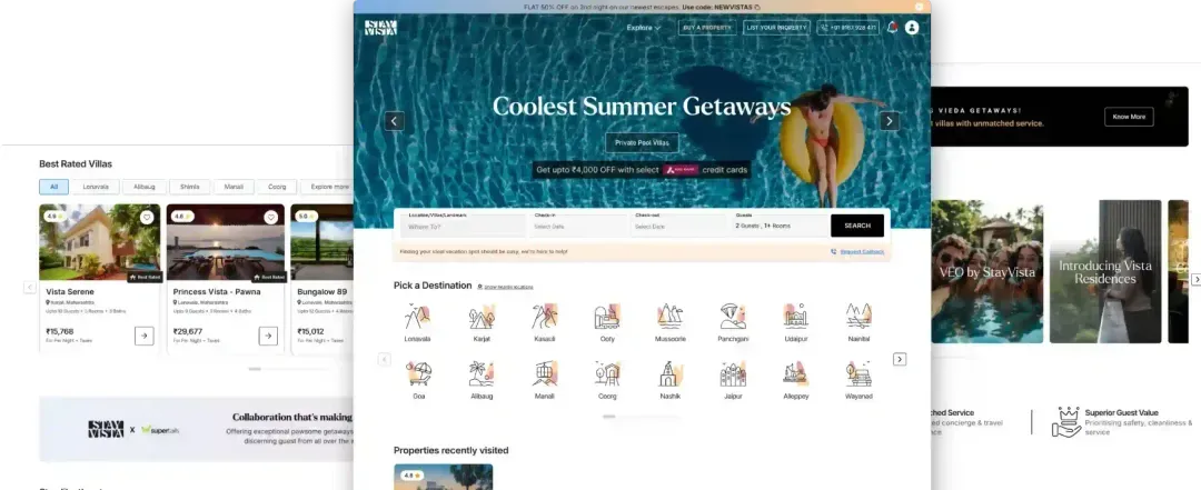 AI-powered property matching for travel bookings