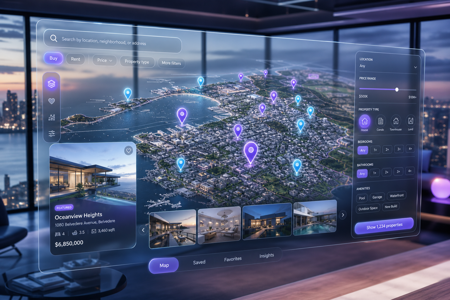 Built Mappi, a location first property discovery platform with interactive map search